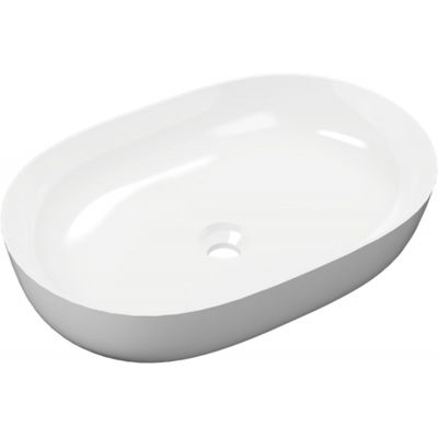Excellent Jima umywalka 51x36,5 cm owalna nablatowa biały połysk CEAC.2001.510.WH