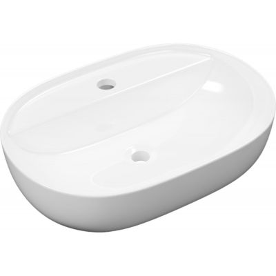 Excellent Jima umywalka 51x38,5 cm owalna nablatowa biały połysk CEAC.2002.510.WH
