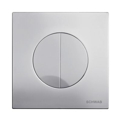 Schwab Atena Duo przycisk spłukujący do WC tworzywo chrom mat 4060414431