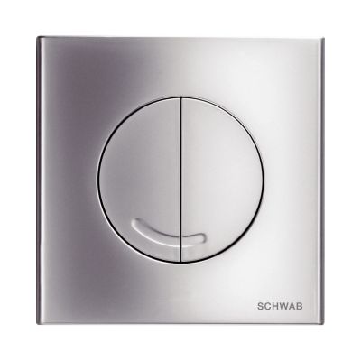 Schwab Veria Duo przycisk spłukujący do WC tworzywo chrom mat 4060414631