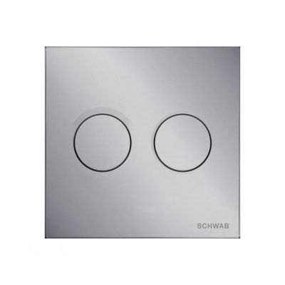 Schwab Itea Duo przycisk spłukujący do WC pneumatyczny tworzywo chrom mat 4060419631