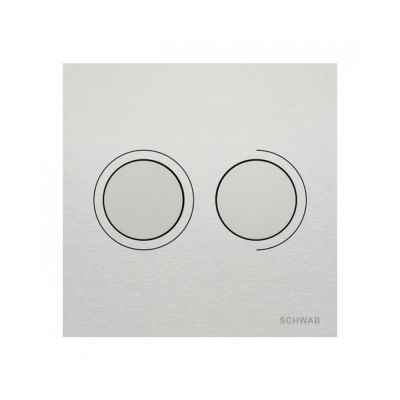 Schwab Itea Duo przycisk spłukujący do WC pneumatyczny aluminiowy 4060419745