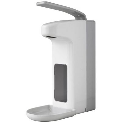 Faneco Med dozownik łokciowy 500 ml biały-szary MED500PBWG