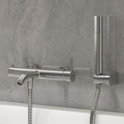 Ferro Ciriculus bateria wannowo-prysznicowa ścienna chrom BCK11