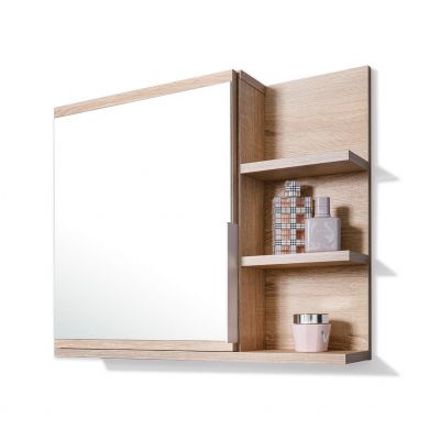 Domtech Basic szafka łazienkowa 60x50 cm lustrzana prawa dąb sonoma EN-2OVW-XYOZ