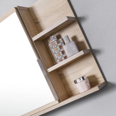 Domtech Basic szafka łazienkowa 60x50 cm lustrzana prawa dąb sonoma EN-2OVW-XYOZ