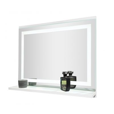 Domtech LED_in lustro łazienkowe 60x50 cm z oświetleniem biały LEDin.50x60.1P.BIA