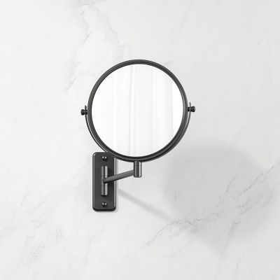 Geesa Mirror lusterko kosmetyczne 20 cm okrągłe do golenia czarne 911085-06