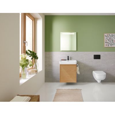 Geberit Selnova Square umywalka z szafką 50 cm dąb 504.132.PS.1