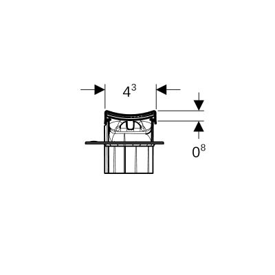 Geberit CleanLine odpływ liniowy 130 cm czarny 154.503.TE.1