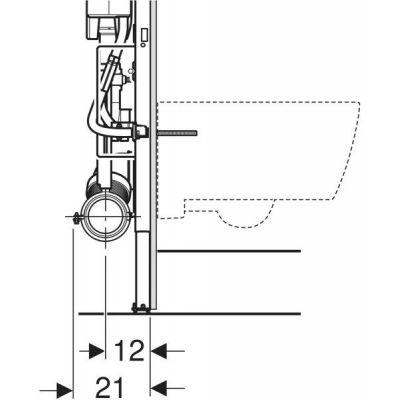 Geberit Duofix Sigma stelaż podtynkowy do miski WC wiszącej 111.396.00.6