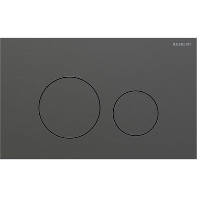 Geberit Sigma40 przycisk spłukujący do WC czarny- chrom szczotkowany 115.628.QD.1