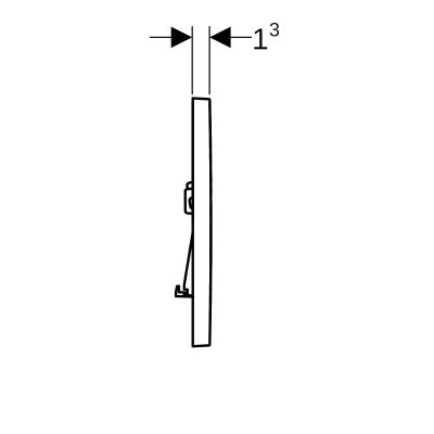 Geberit Sigma01 przycisk spłukujący do WC chrom mat 115.660.JQ.1
