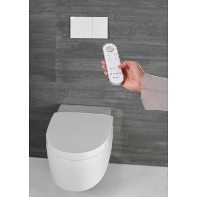 Geberit AquaClean Mera Classic toaleta myjąca wisząca bez kołnierza ze spłukiwaniem wirowym biała 146.200.21.1