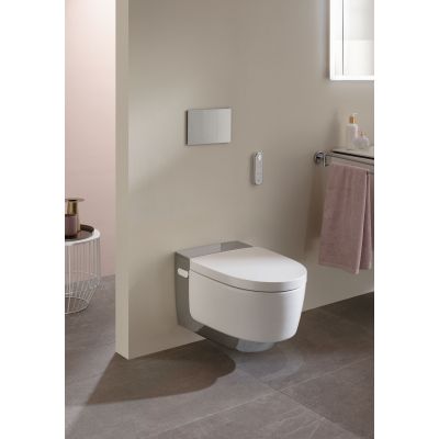 Geberit AquaClean toaleta myjąca wisząca bez kołnierza spłukiwanie wirowe biała 146.202.21.1