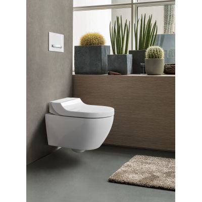 Geberit AquaClean Tuma Comfort urządzenie WC z funkcją higieny intymnej biały/szkło czarne 146.292.SJ.1