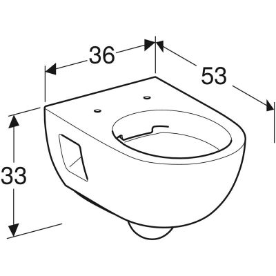 Geberit Selnova Premium miska WC wisząca bez kołnierza biały 501.545.01.1