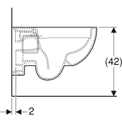Geberit Selnova Premium miska WC wisząca bez kołnierza biały 501.545.01.1