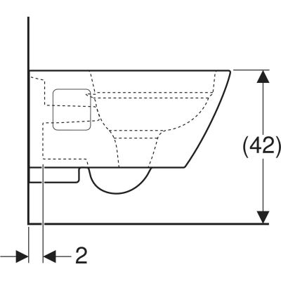 Geberit Selnova Premium miska WC wisząca bez kołnierza biała 501.546.01.1