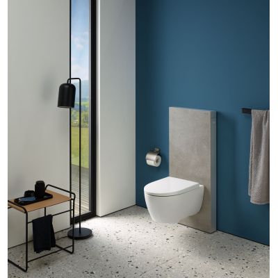 Geberit iCon miska WC z deską wolnoopadającą wisząca bez kołnierza ze spłukiwaniem wirowym biały połysk 503.045.00.1