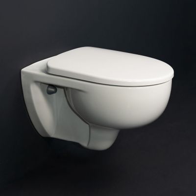 Geberit Selnova miska WC z deską wolnoopadającą stelażem wspornikami i uszczelką wygłuszającą biały połysk (503083001, 111003002,111815001, 156050001)