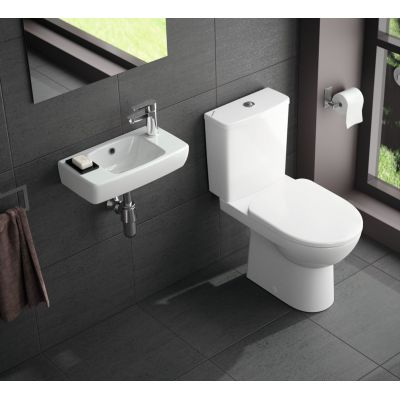 Geberit Selnova Compact umywalka 45x25 cm prostokątna ścienna biała 500.318.01.5