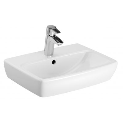 Geberit Selnova Square umywalka 45x35 cm prostokątna ścienna-nablatowa biała 500.322.01.7