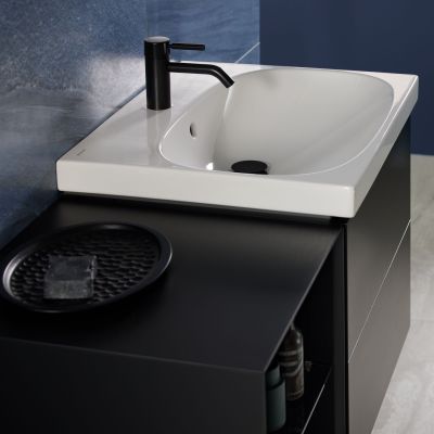 Geberit Acanto umywalka 60x42 cm prostokątna ścienna-meblowa-wpuszczana biała 500.631.01.2