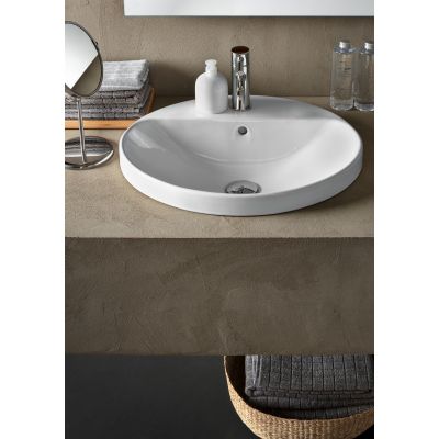 Geberit Variform umywalka 50x45 cm wpuszczana owalna biała 500.712.01.2
