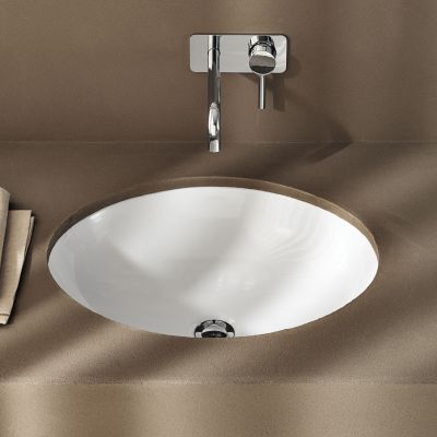 Geberit Variform umywalka 42x33 cm owalna podblatowa biała 500.751.01.2