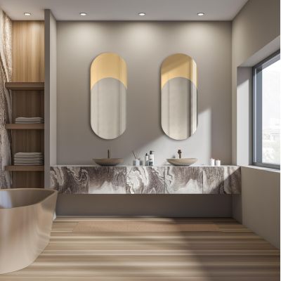 Guarda Calabria Gold lustro 60x110 cm złoty/srebrny TOS-CAL-GOLD-60x110