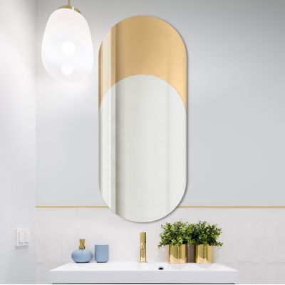 Guarda Calabria Gold lustro 60x110 cm złoty/srebrny TOS-CAL-GOLD-60x110