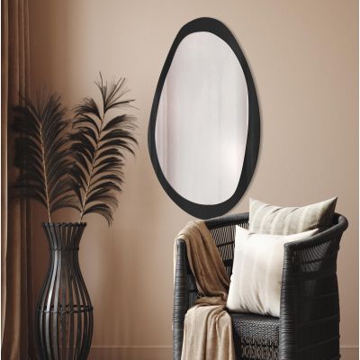 Guarda Giro Black lustro 50x85 cm czarny/srebrny TOS-GIR-BLACK-50x85