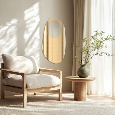 Guarda Spectrum Gold lustro 55x115 cm złoty/srebrny TOS-SPE-GOLD-55x115