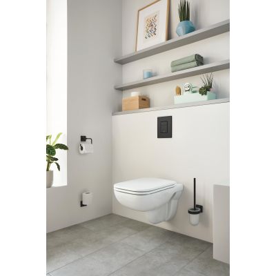 Grohe Start Cube uchwyt na papier toaletowy czarny mat 409782430