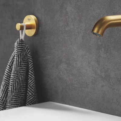 Grohe Essentials zestaw akcesoriów łazienkowych brushed cool sunrise (40364GN1, 40367GN1, 40374GN1, 40365GN1, 40369GN1, 40394GN1)
