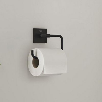Zestaw Grohe Start Cube uchwyt na papier toaletowy czarny i klej montażowy QuickGlue (409782430, 41127000)