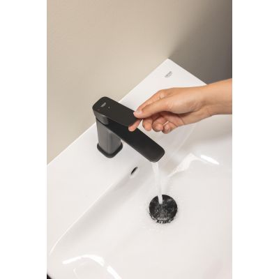 Grohe Dice bateria umywalkowa stojąca Cold Start czarny mat 1018362430