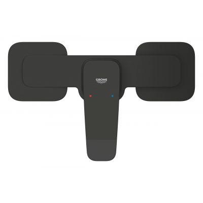 Grohe Dice bateria prysznicowa ścienna czarny mat 1018742430