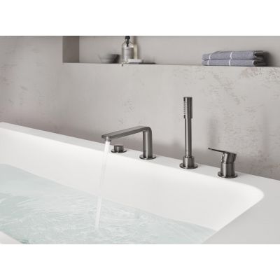 Grohe Lineare bateria wannowo-prysznicowa nawannowa Brushed Hard Graphite 19577AL1