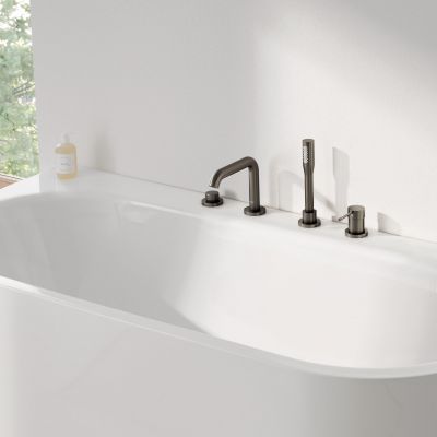Grohe Essence bateria wannowo-prysznicowa nawannowa Brushed Hard Graphite 19578AL1