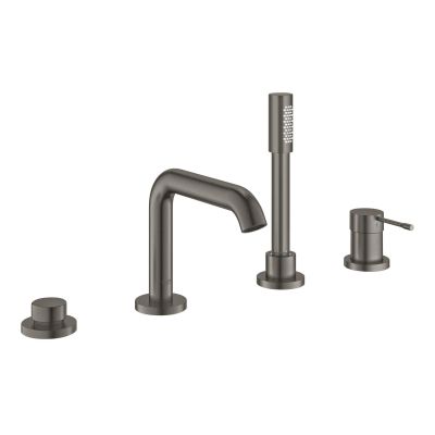 Grohe Essence bateria wannowo-prysznicowa nawannowa Brushed Hard Graphite 19578AL1