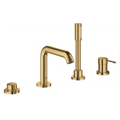 Grohe Essence bateria wannowo-prysznicowa 4-otworowa cool sunrise 19578GL1
