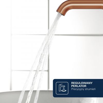 Grohe Essence New bateria umywalkowa podtynkowa Brushed Warm Sunset 19967DL1