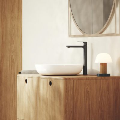 Grohe Lineare New bateria umywalkowa stojąca czarna 234052431