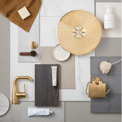 Grohe Essence bateria umywalkowa stojąca brushed cool sunrise 23462GN1