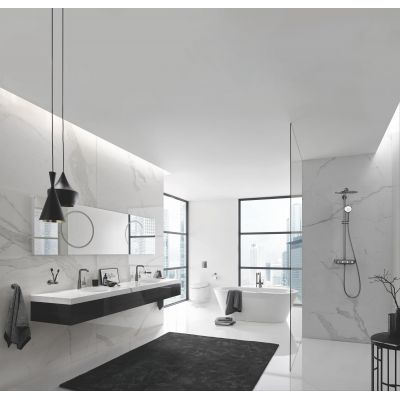 Grohe Essence bateria wannowo-prysznicowa wolnostojąca Brushed Hard Graphite 23491AL1