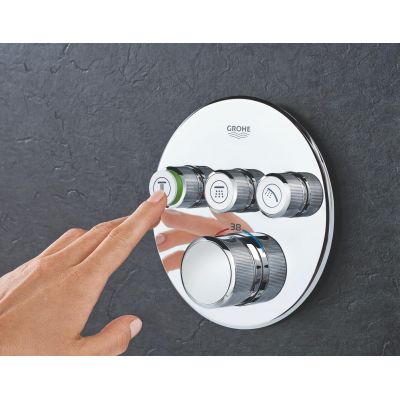 Grohe Grohtherm SmartControl bateria wannowo-prysznicowa podtynkowa termostatyczna StarLight Chrome 29121000