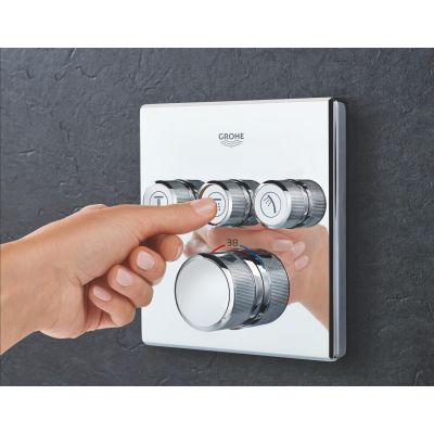 Grohe Grohtherm SmartControl bateria wannowo-prysznicowa podtynkowa termostatyczna StarLight Chrome 29126000