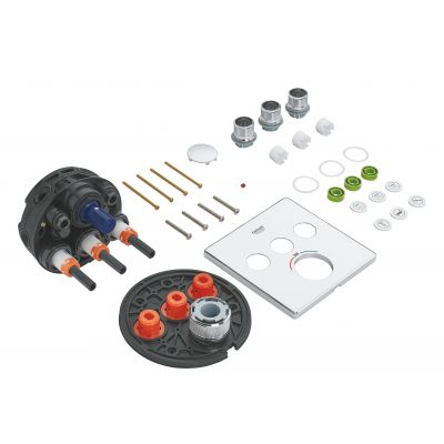 Grohe Grohtherm SmartControl bateria wannowo-prysznicowa podtynkowa termostatyczna StarLight Chrome 29126000